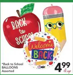 Pete's Fresh Market Back to School BALLOONS offer