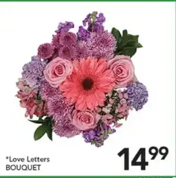 Pete's Fresh Market Love Letters BOUQUET offer