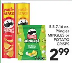 Pete's Fresh Market Pringles MINGLES or POTATO CRISPS offer