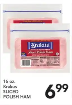 Pete's Fresh Market 16 oz. Krakus SLICED POLISH HAM offer