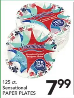 Pete's Fresh Market Sensational PAPER PLATES offer