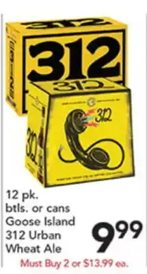 Pete's Fresh Market Goose Island 312 Urban Wheat Ale offer