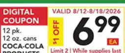 Pete's Fresh Market COCA-COLA PRODUCTS offer
