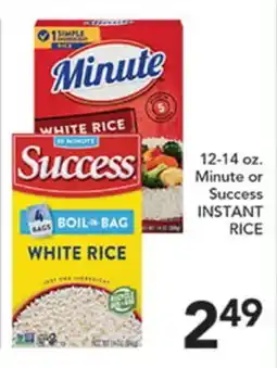 Pete's Fresh Market 12-14 oz. Minute or Success INSTANT RICE offer