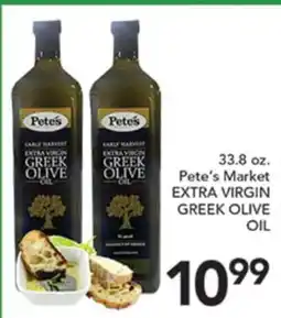 Pete's Fresh Market Pete's Market EXTRA VIRGIN GREEK OLIVE OIL offer