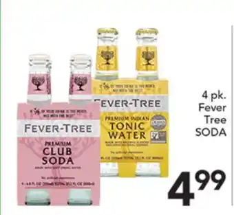 Pete's Fresh Market 4 pk. Fever Tree SODA offer