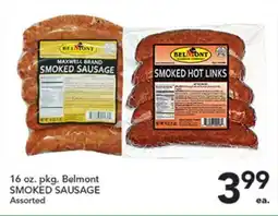 Pete's Fresh Market 16 oz. pkg. Belmont SMOKED SAUSAGE offer