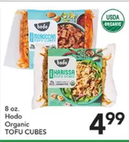 Pete's Fresh Market 8 oz. Hodo Organic TOFU CUBES offer