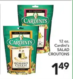 Pete's Fresh Market 12 oz. Cardini's SALAD CROUTONS offer
