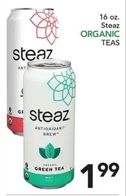 Pete's Fresh Market Steaz ORGANIC TEAS offer