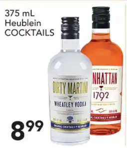 Pete's Fresh Market Heublein COCKTAILS offer