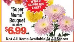 Angelo Caputo's Fresh Market Super Mums Bouquet offer