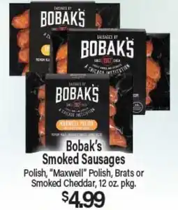 Angelo Caputo's Fresh Market Bobak's Smoked Sausages offer