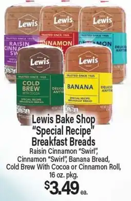 Angelo Caputo's Fresh Market Lewis Bake Shop Special Recipe Breakfast Breads offer