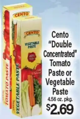 Angelo Caputo's Fresh Market Cento Double Concentrated Tomato Paste or Vegetable Paste offer