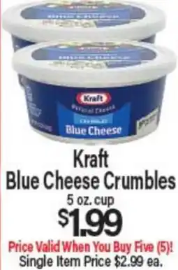 Angelo Caputo's Fresh Market Kraft Blue Cheese Crumbles offer