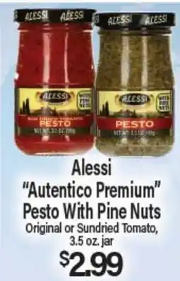 Angelo Caputo's Fresh Market Alessi Autentico Premium Pesto With Pine Nuts offer