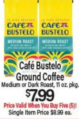 Angelo Caputo's Fresh Market Café Bustelo Ground Coffee offer