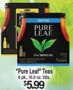 Angelo Caputo's Fresh Market Pure Leaf Teas offer