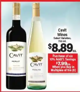 Angelo Caputo's Fresh Market Cavit Wines offer