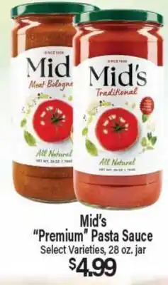Angelo Caputo's Fresh Market Mid's Premium Pasta Sauce offer