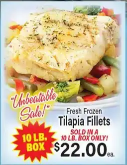 Angelo Caputo's Fresh Market Fresh Frozen Tilapia Fillets offer