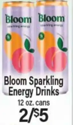 Angelo Caputo's Fresh Market Bloom Sparkling Energy Drinks offer