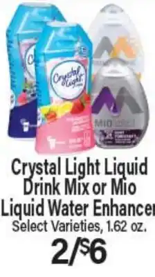Angelo Caputo's Fresh Market Crystal Light Liquid Drink Mix or Mio Liquid Water Enhancer offer