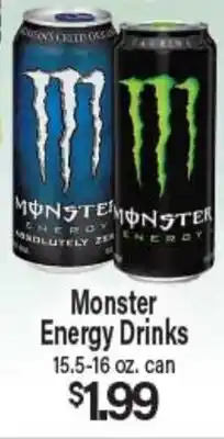 Angelo Caputo's Fresh Market Monster Energy Drinks offer