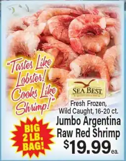 Angelo Caputo's Fresh Market Jumbo Argentina Raw Red Shrimp offer