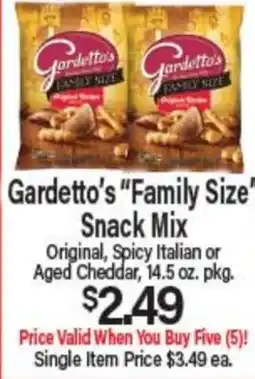 Angelo Caputo's Fresh Market Gardetto's Family Size Snack Mix offer