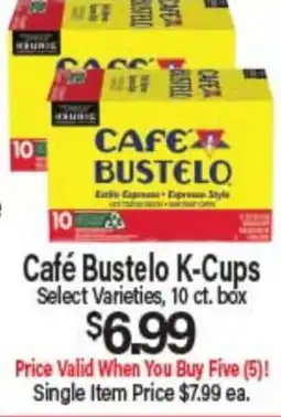 Angelo Caputo's Fresh Market Café Bustelo K-Cups offer