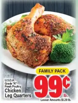 Angelo Caputo's Fresh Market U.S.D.A. Grade A Fresh Poultry Chicken Leg Quarters offer