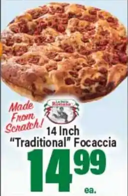 Angelo Caputo's Fresh Market 14 Inch Traditional Focaccia offer