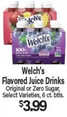 Angelo Caputo's Fresh Market Welch's Flavored Juice Drinks offer
