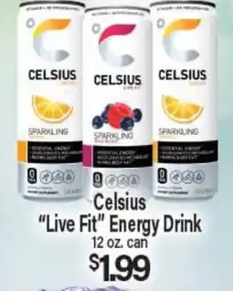 Angelo Caputo's Fresh Market Celsius Live Fit Energy Drink offer