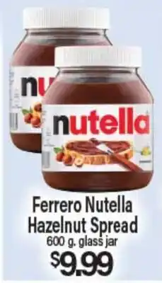 Angelo Caputo's Fresh Market Ferrero Nutella Hazelnut Spread offer