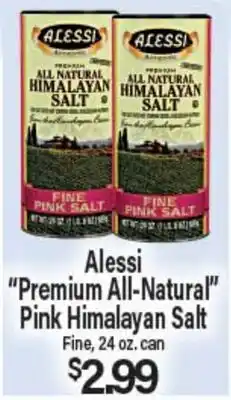 Angelo Caputo's Fresh Market Alessi Premium All-Natural Pink Himalayan Salt offer