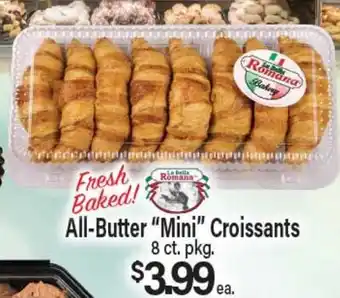 Angelo Caputo's Fresh Market All-Butter Mini Croissants offer
