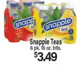 Angelo Caputo's Fresh Market Snapple Teas offer