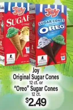 Angelo Caputo's Fresh Market Joy Original Sugar Cones or Oreo Sugar Cones offer