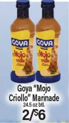 Angelo Caputo's Fresh Market Goya Mojo Criollo Marinade offer