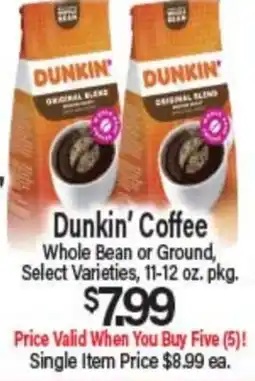 Angelo Caputo's Fresh Market Dunkin' Coffee offer