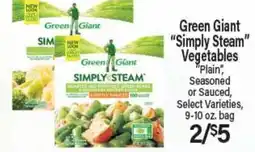 Angelo Caputo's Fresh Market Green Giant Simply Steam Vegetables offer