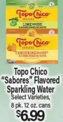 Angelo Caputo's Fresh Market Topo Chico Sabores Flavored Sparkling Water offer