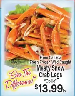 Angelo Caputo's Fresh Market Meaty Snow Crab Legs offer