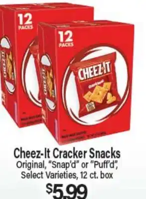 Angelo Caputo's Fresh Market Cheez-It Cracker Snacks offer