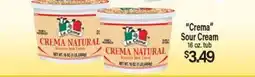 Angelo Caputo's Fresh Market Crema Sour Cream offer