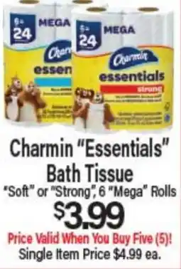 Angelo Caputo's Fresh Market Charmin Essentials Bath Tissue offer