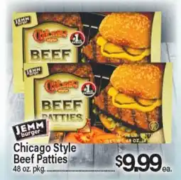 Angelo Caputo's Fresh Market Chicago Style Beef Patties offer